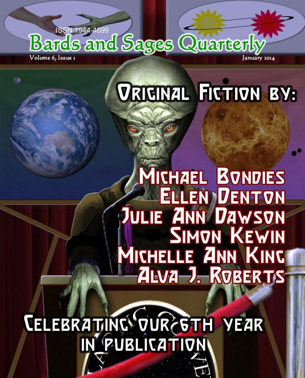 Big bigCover of Bards and Sages Quarterly (January 2014)