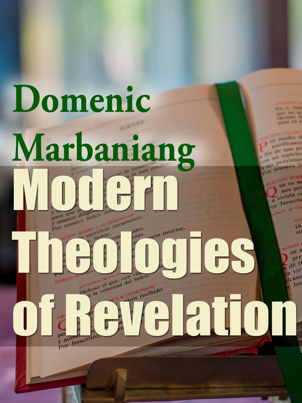 Big bigCover of Modern Theologies of Revelation