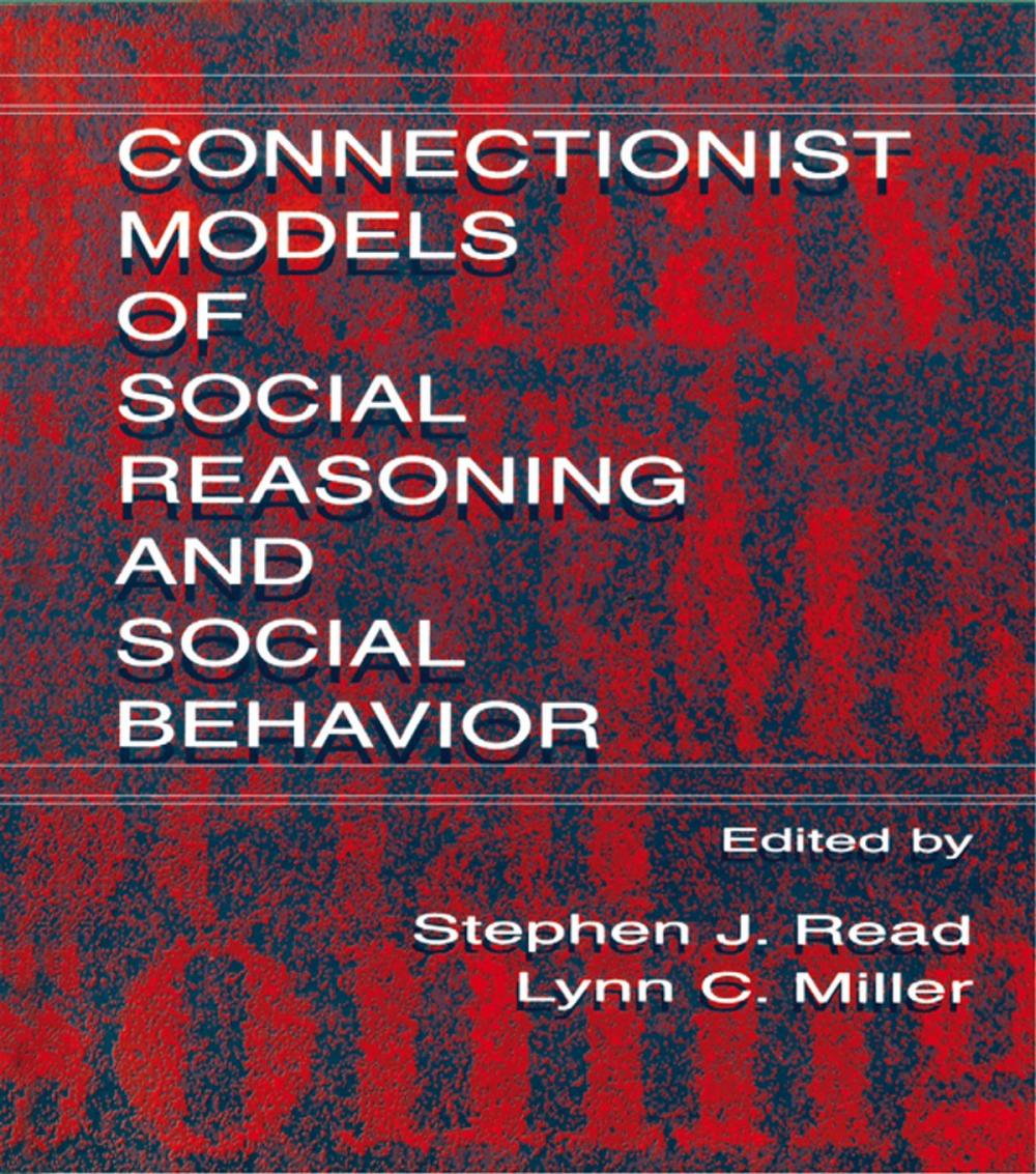 Big bigCover of Connectionist Models of Social Reasoning and Social Behavior