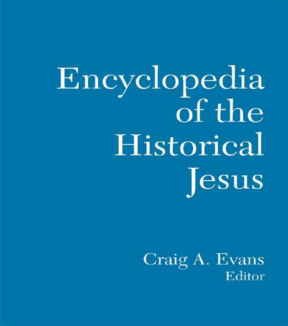 Big bigCover of The Routledge Encyclopedia of the Historical Jesus