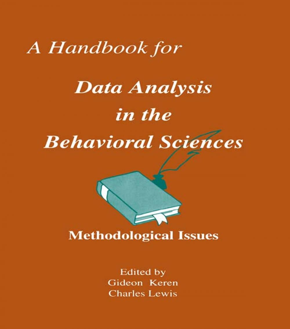 Big bigCover of A Handbook for Data Analysis in the Behaviorial Sciences