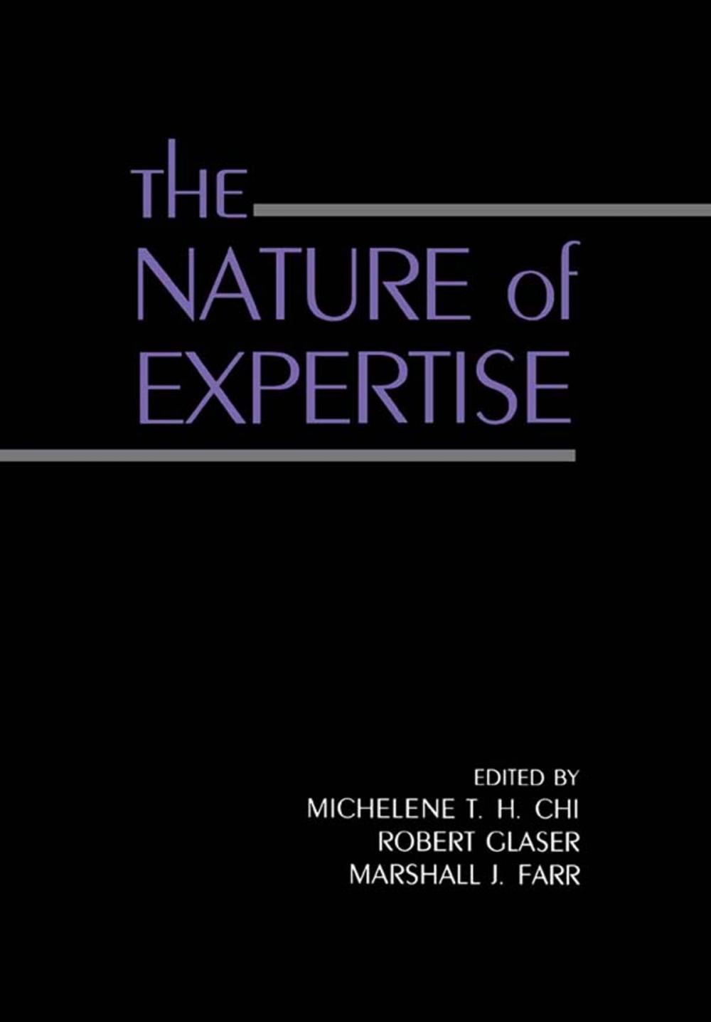 Big bigCover of The Nature of Expertise