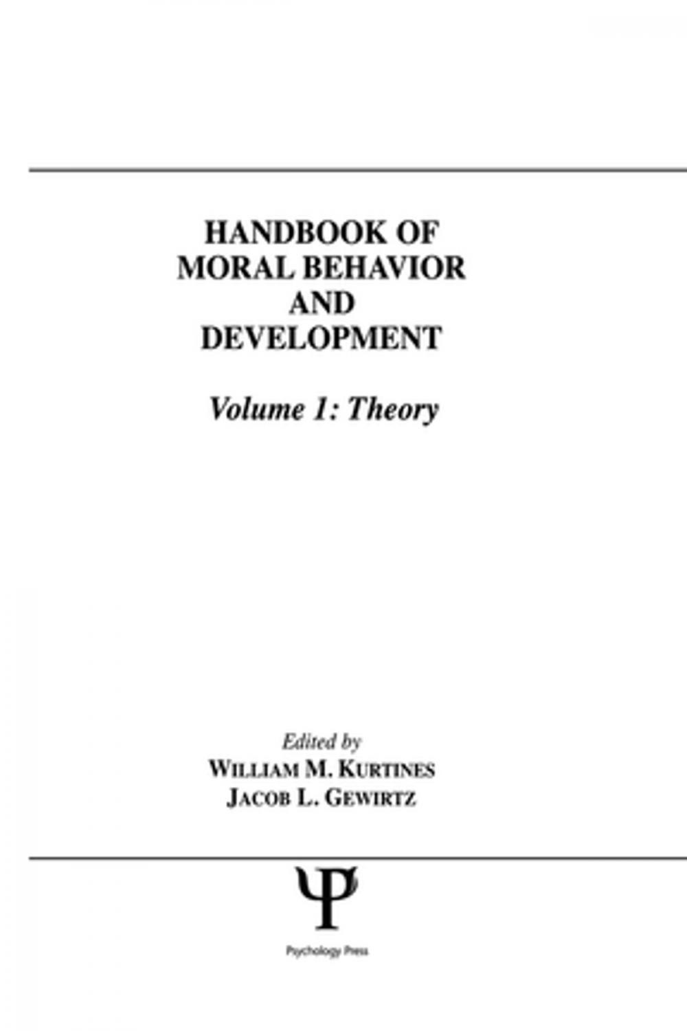 Big bigCover of Handbook of Moral Behavior and Development