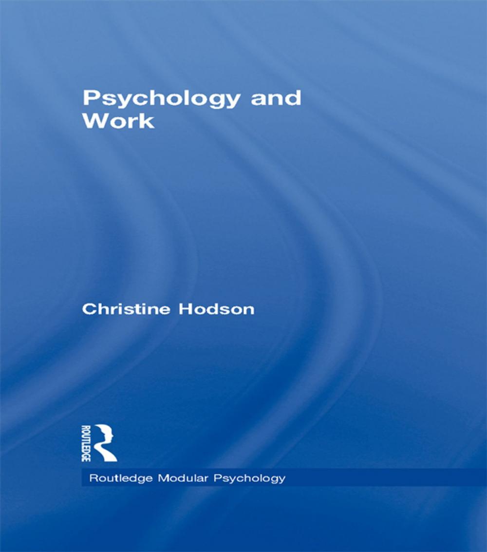 Big bigCover of Psychology and Work