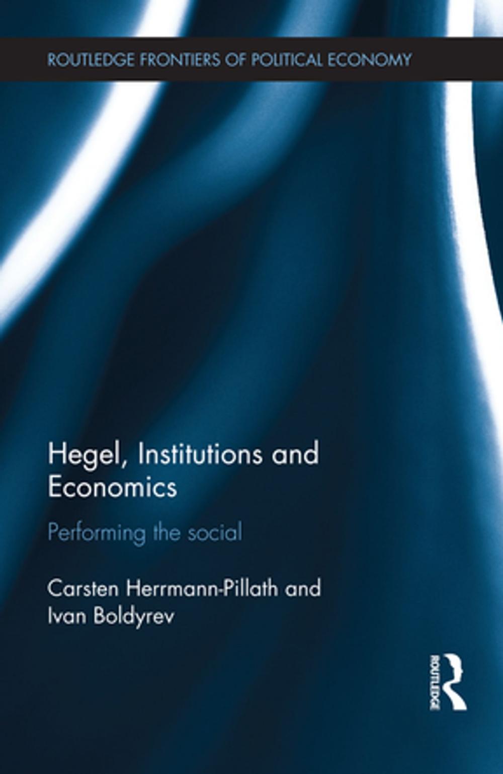 Big bigCover of Hegel, Institutions and Economics