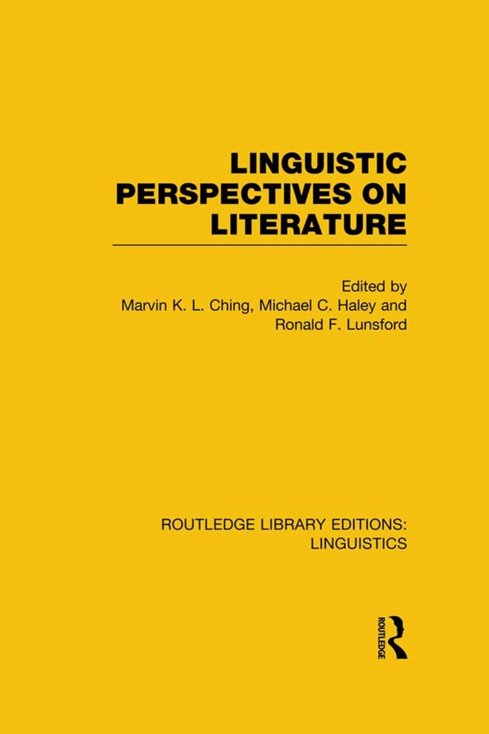 Big bigCover of Linguistic Perspectives on Literature (RLE Linguistics C: Applied Linguistics)