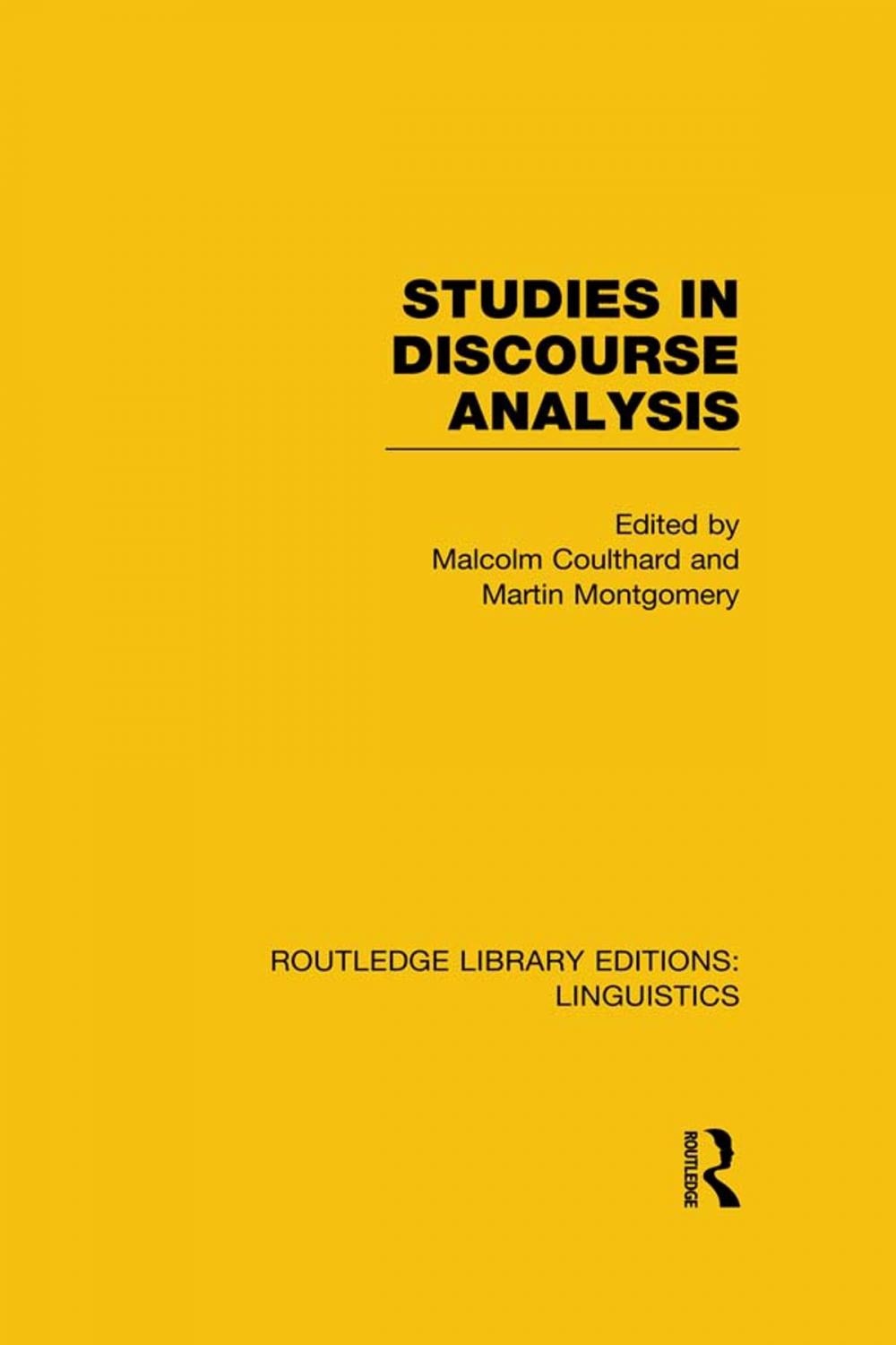 Big bigCover of Studies in Discourse Analysis (RLE Linguistics B: Grammar)