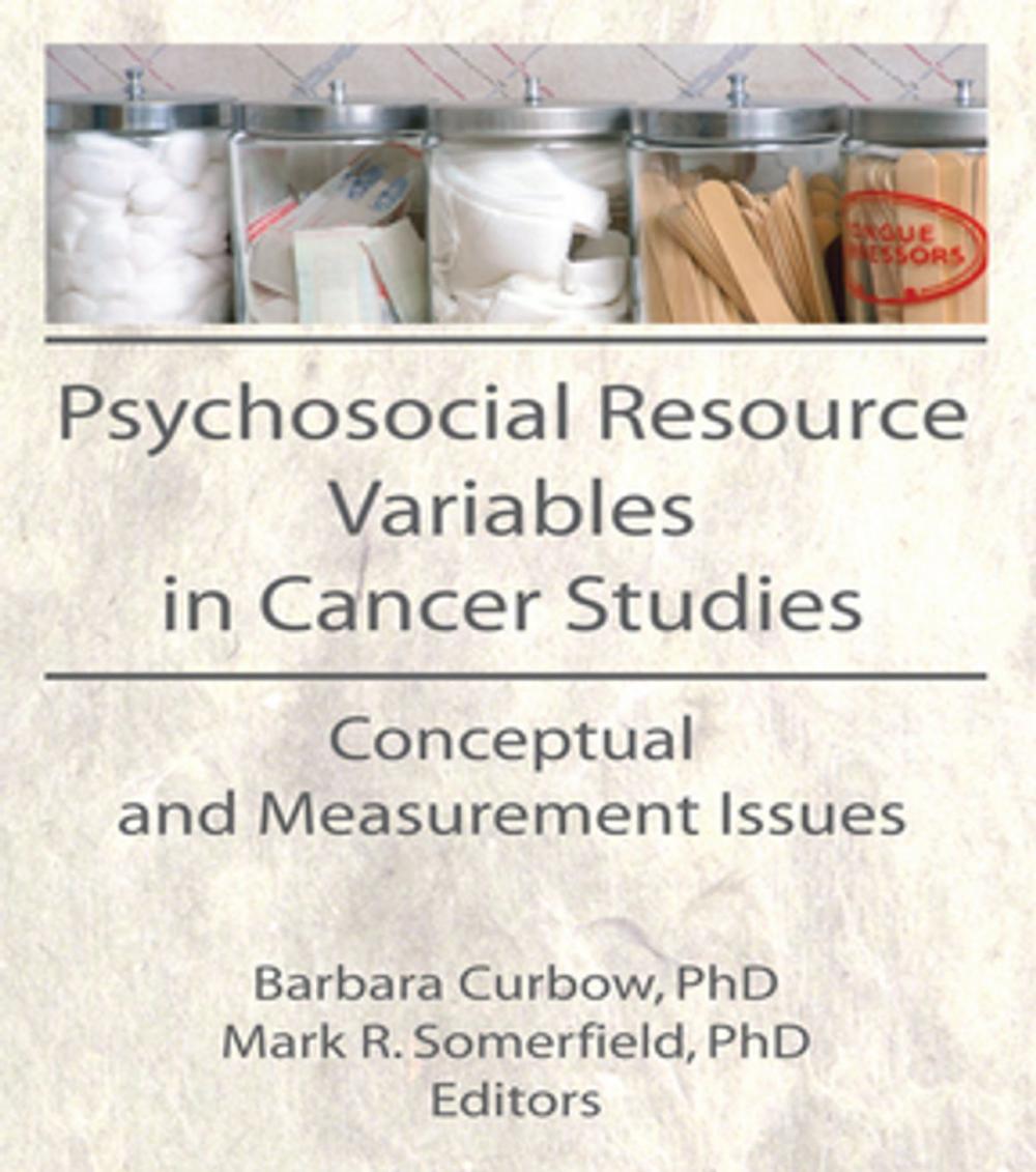 Big bigCover of Psychosocial Resource Variables in Cancer Studies