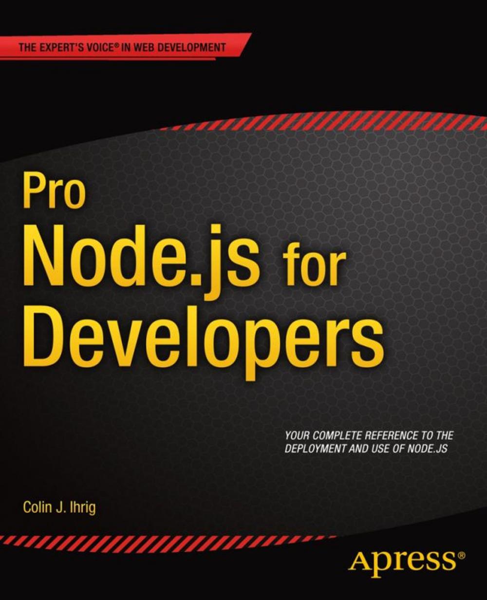 Big bigCover of Pro Node.js for Developers