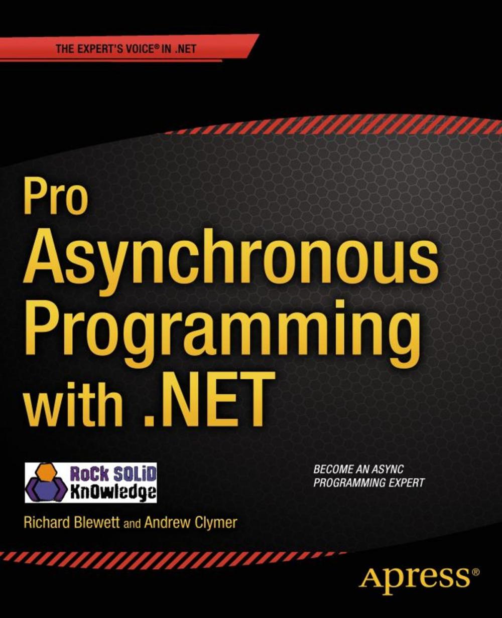 Big bigCover of Pro Asynchronous Programming with .NET