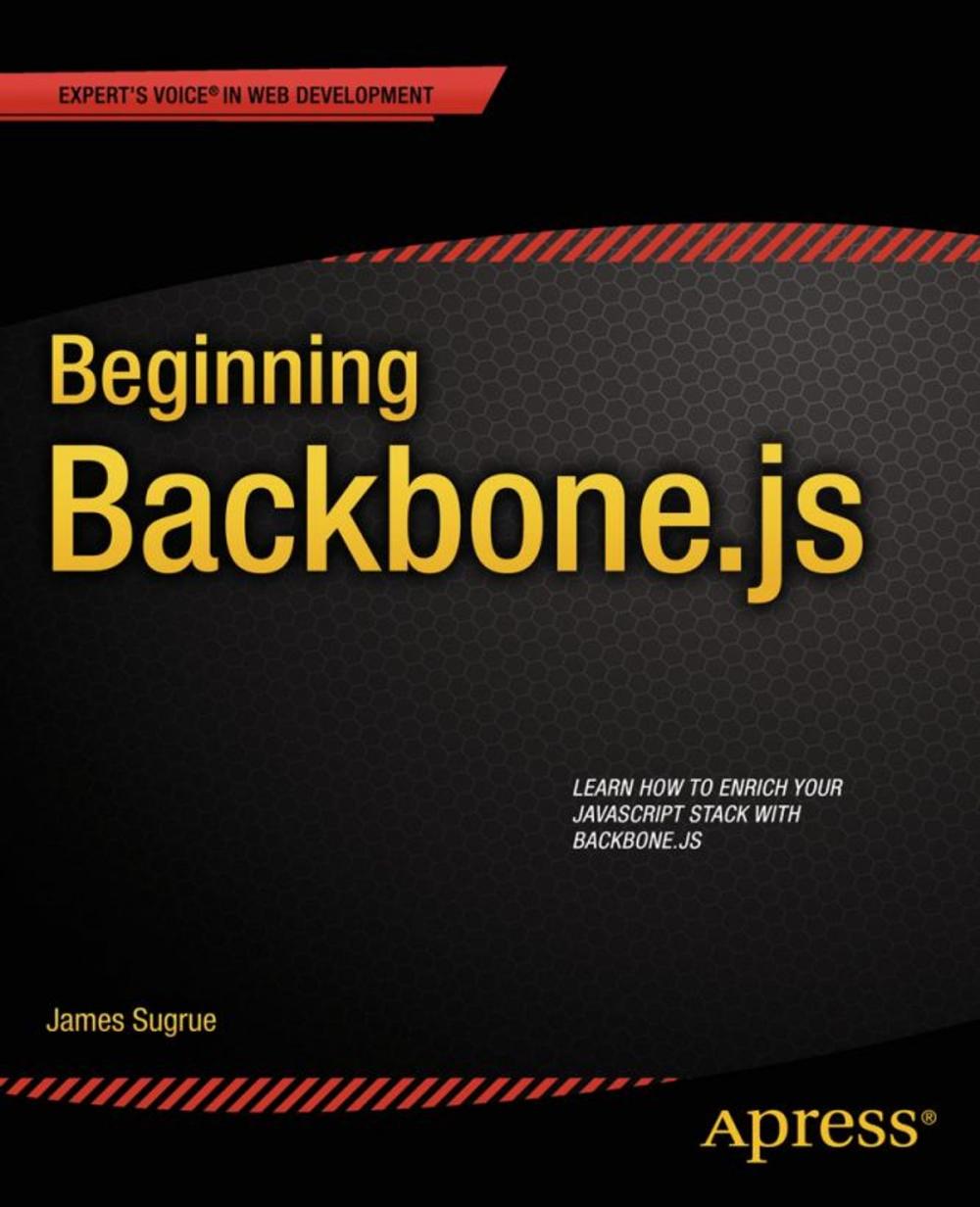 Big bigCover of Beginning Backbone.js