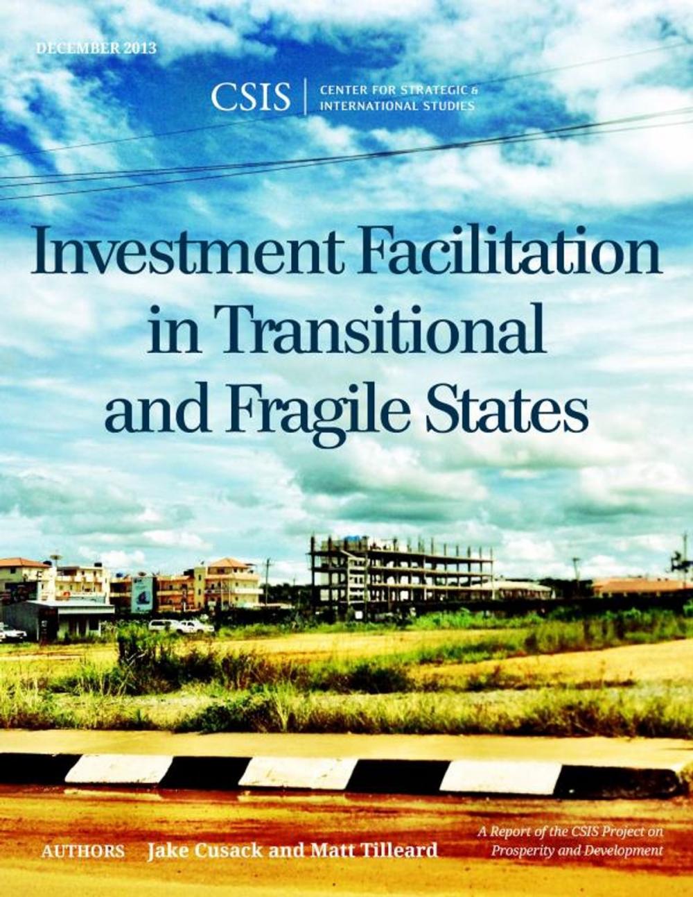Big bigCover of Investment Facilitation in Transitional and Fragile States
