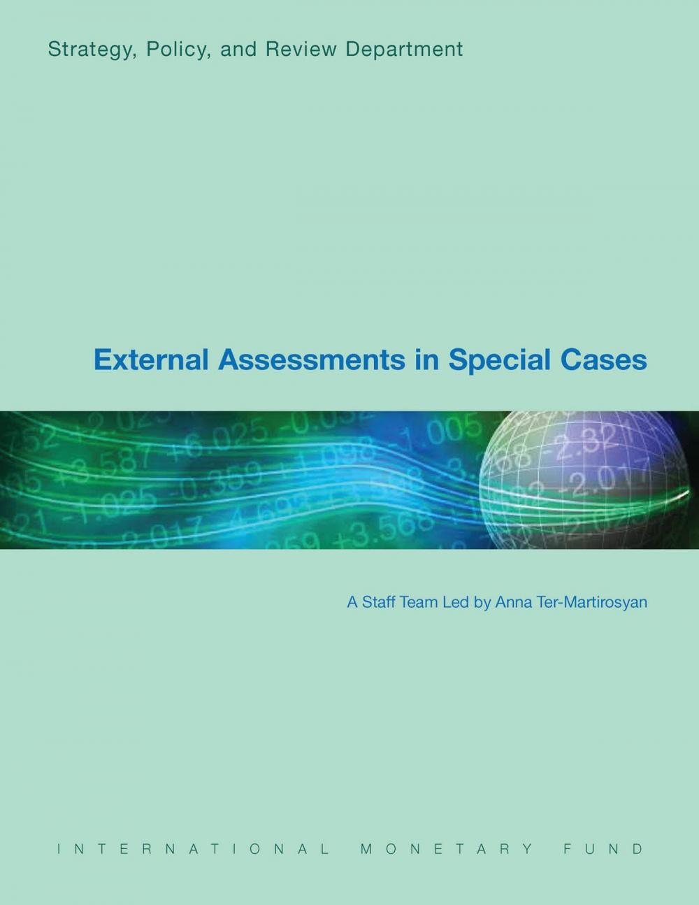 Big bigCover of External Assessments in Special Cases