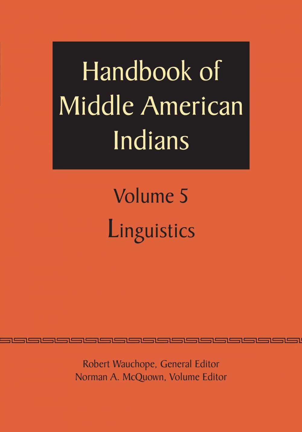 Big bigCover of Handbook of Middle American Indians, Volume 5