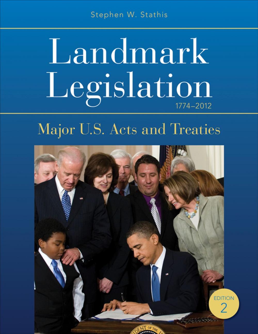 Big bigCover of Landmark Legislation 1774-2012