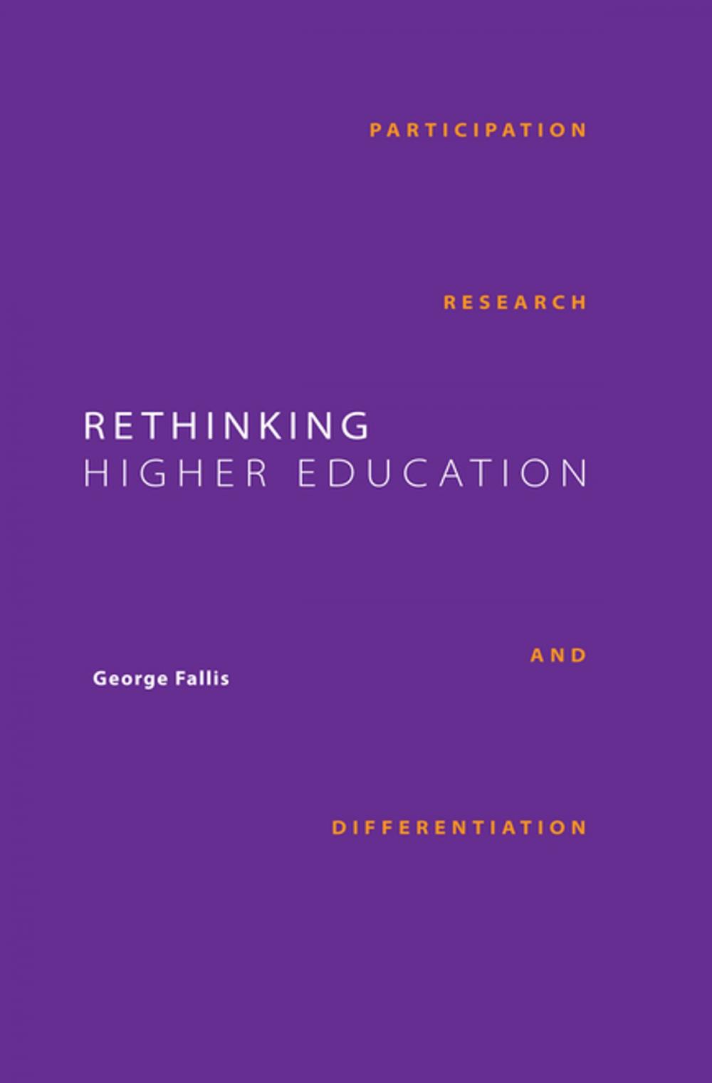 Big bigCover of Rethinking Higher Education