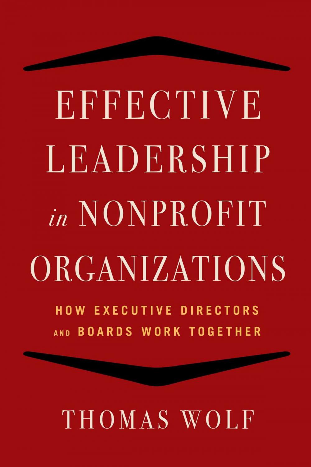 Big bigCover of Effective Leadership for Nonprofit Organizations