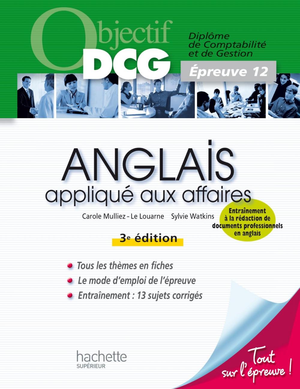 Big bigCover of Objectif DCG Anglais appliqué aux affaires