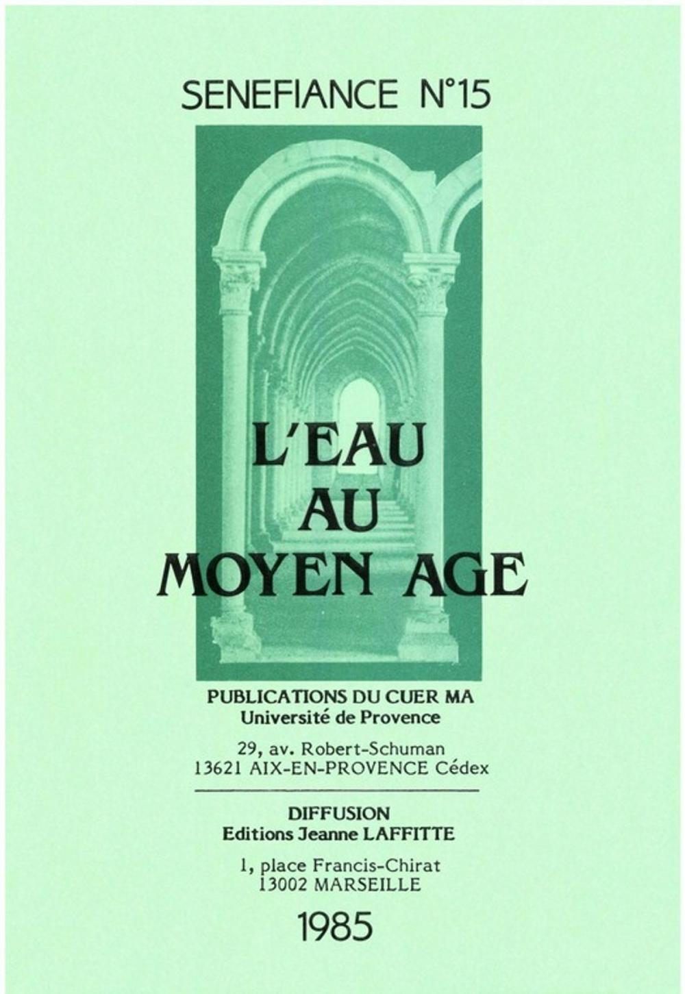 Big bigCover of L'eau au Moyen Âge