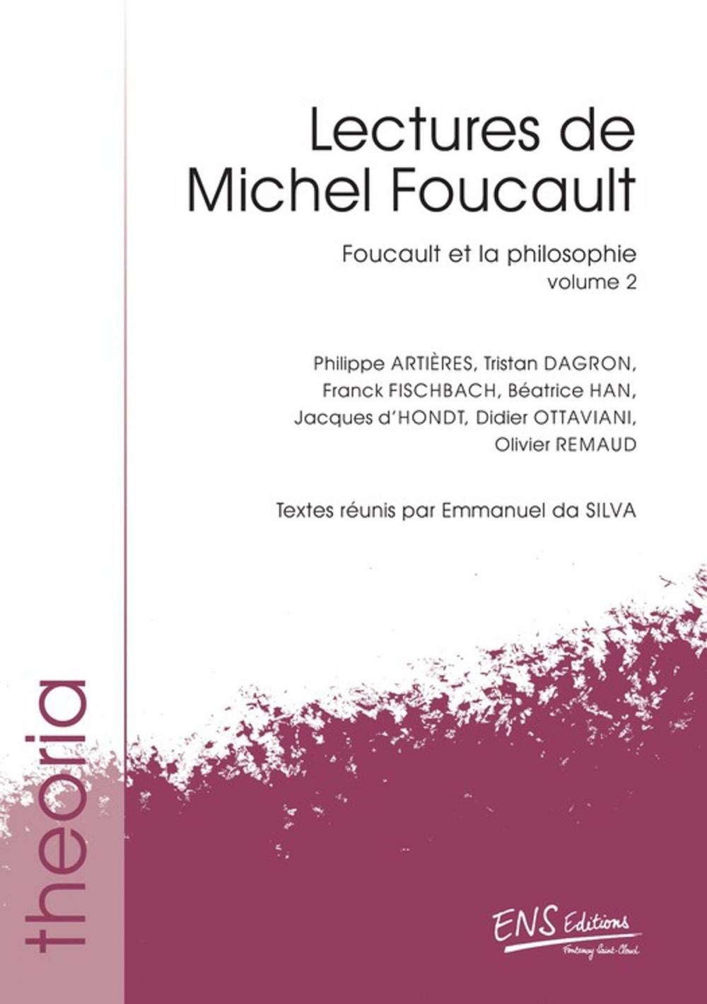 Big bigCover of Lectures de Michel Foucault. Volume 2