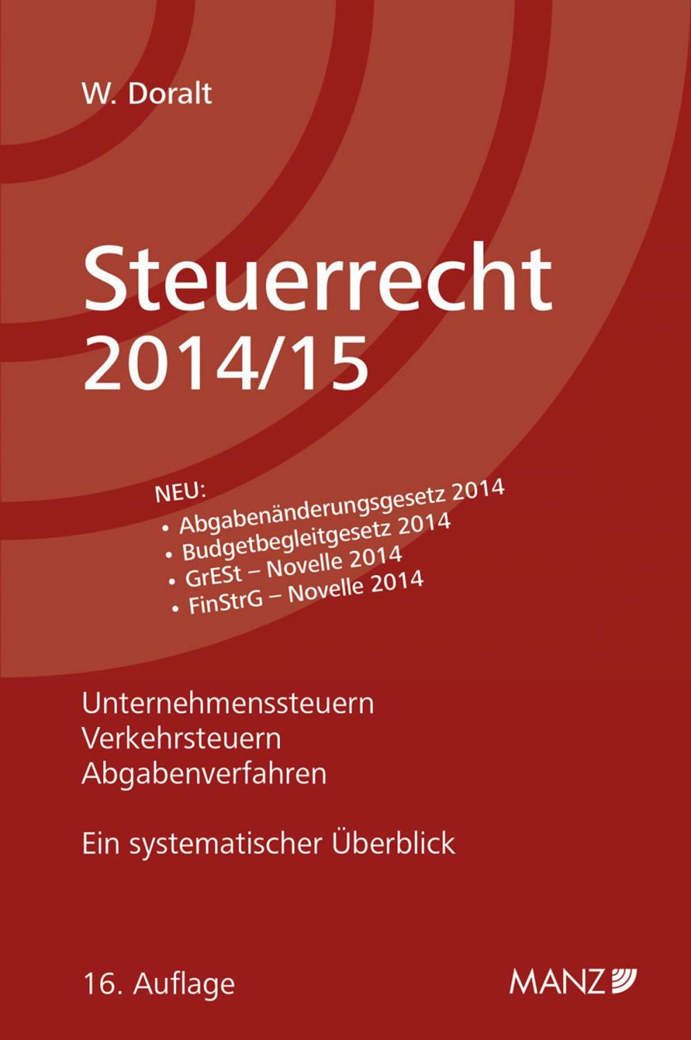 Big bigCover of Steuerrecht 2014/15