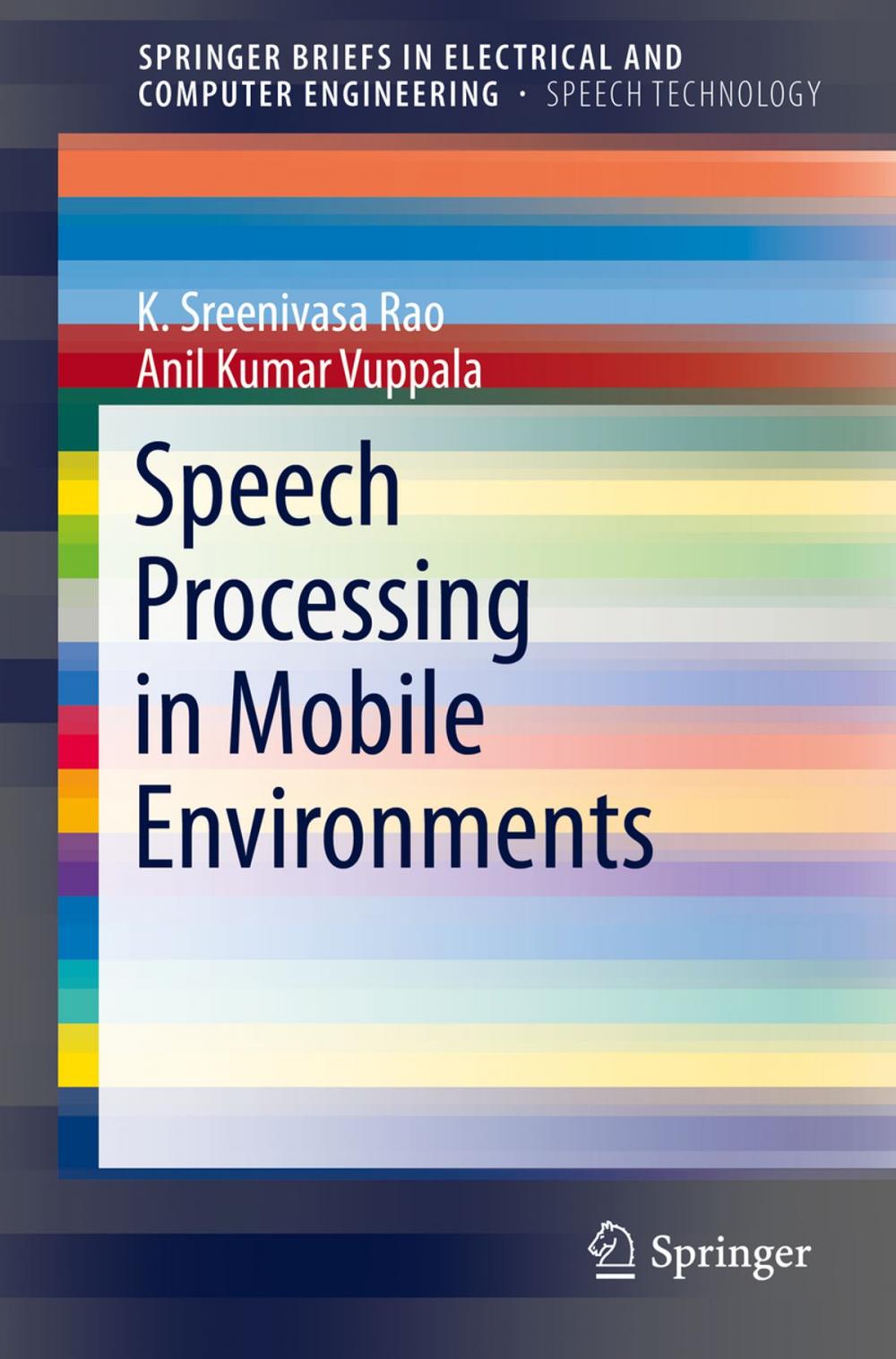 Big bigCover of Speech Processing in Mobile Environments