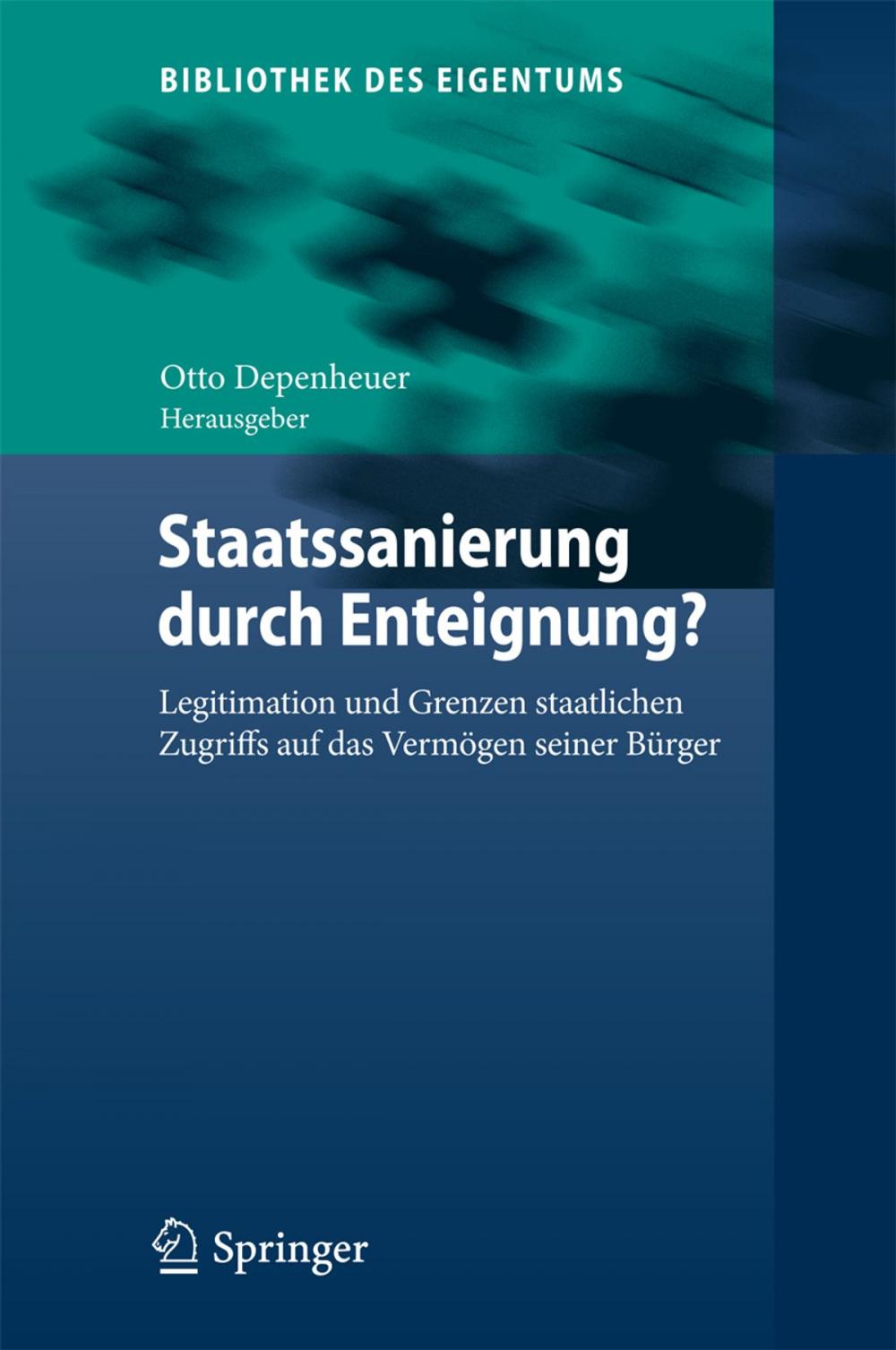 Big bigCover of Staatssanierung durch Enteignung?