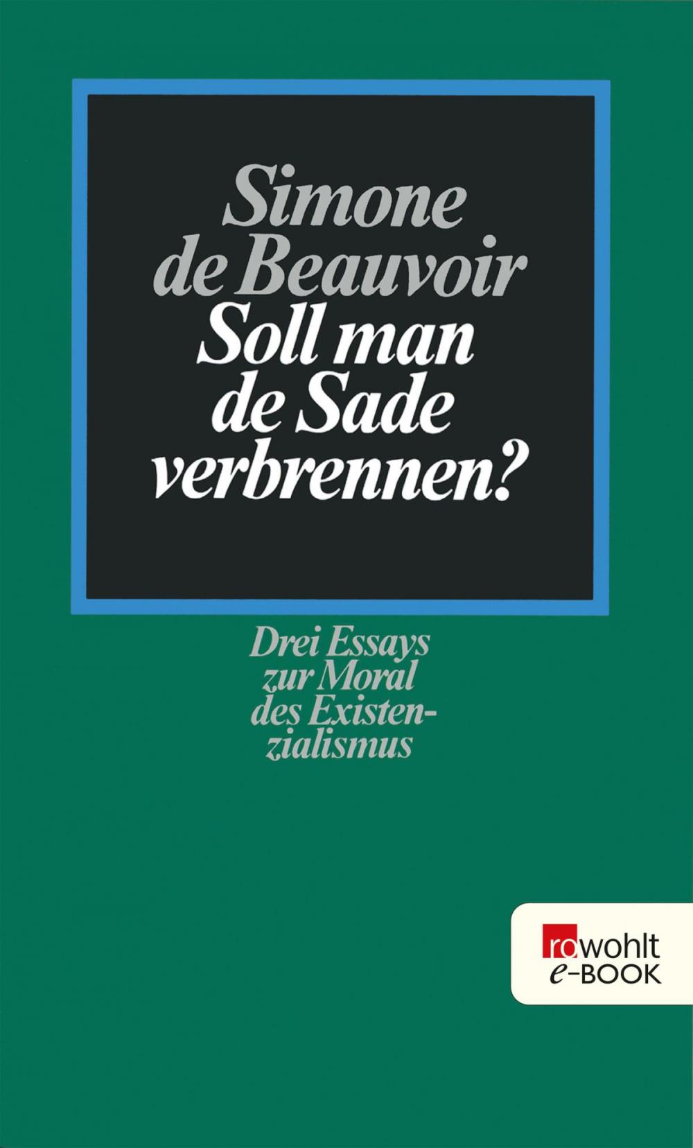 Big bigCover of Soll man de Sade verbrennen?