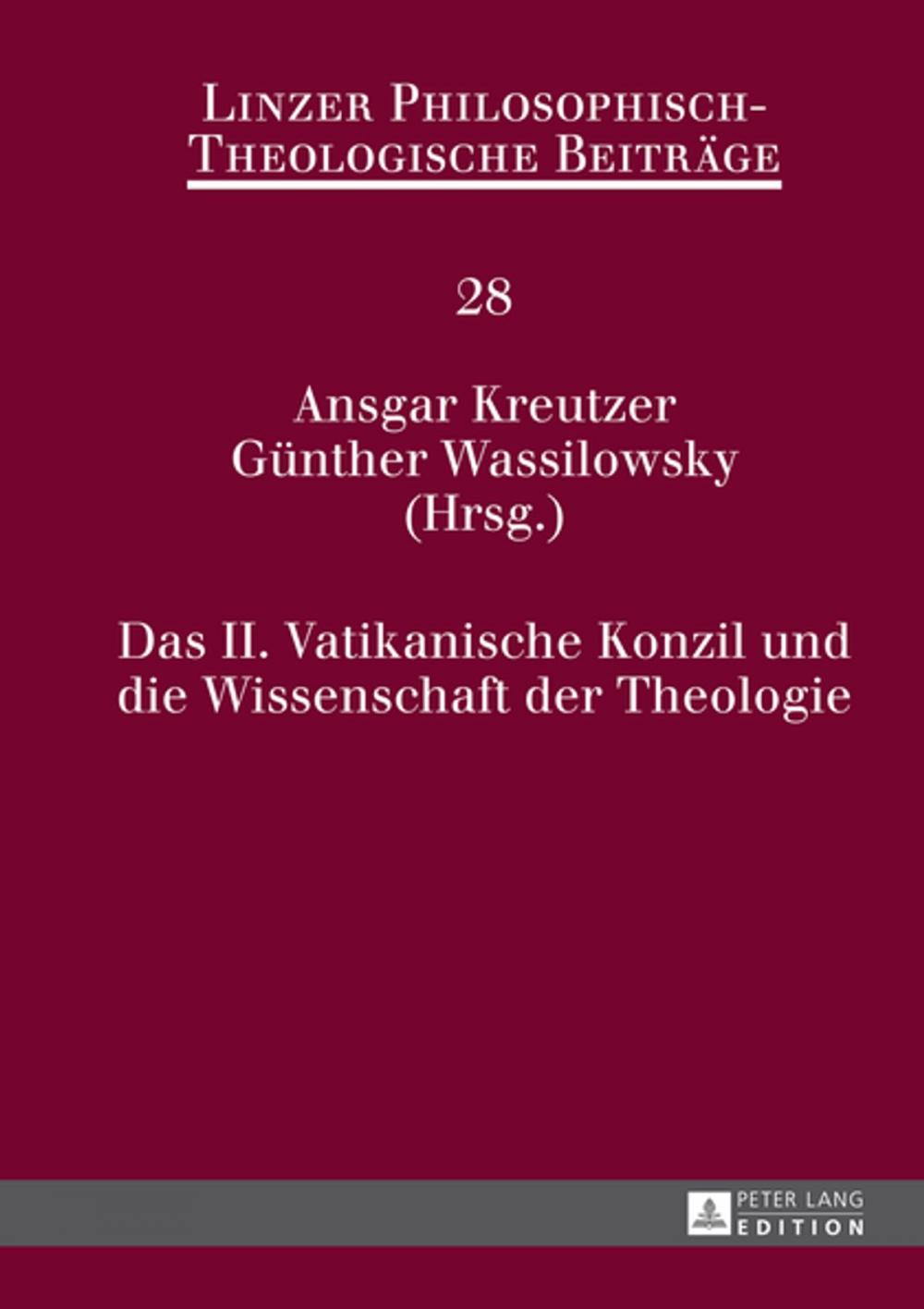 Big bigCover of Das II. Vatikanische Konzil und die Wissenschaft der Theologie