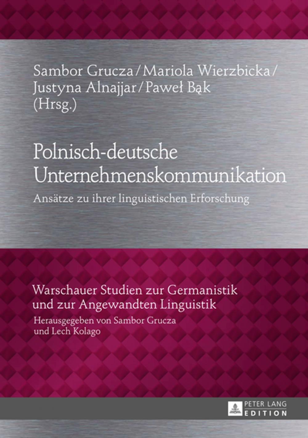 Big bigCover of Polnisch-deutsche Unternehmenskommunikation