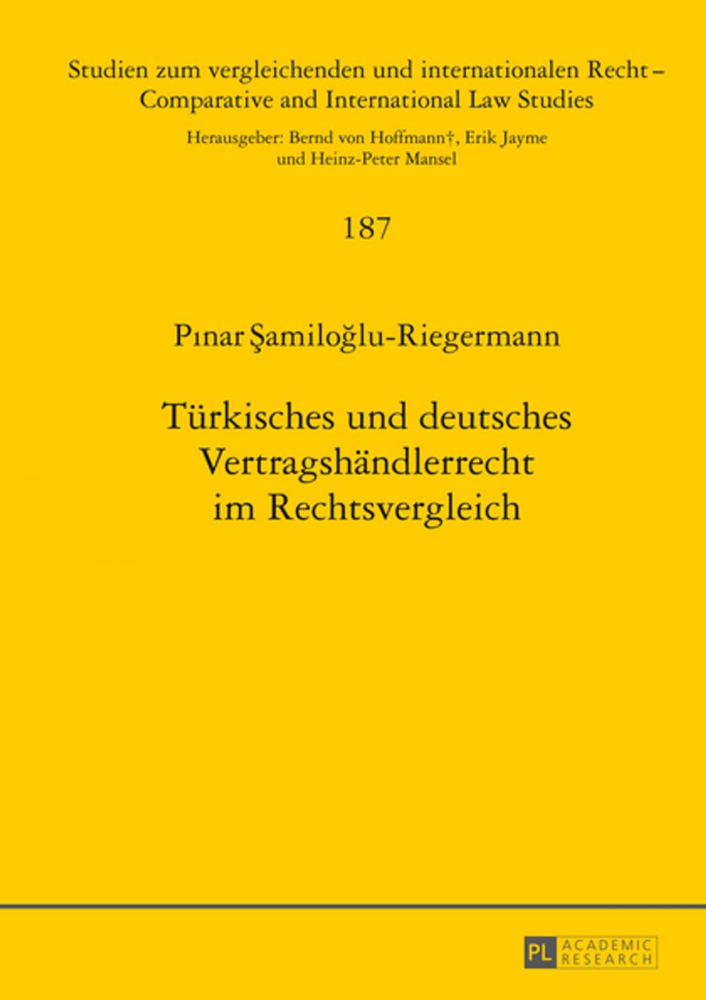 Big bigCover of Tuerkisches und deutsches Vertragshaendlerrecht im Rechtsvergleich