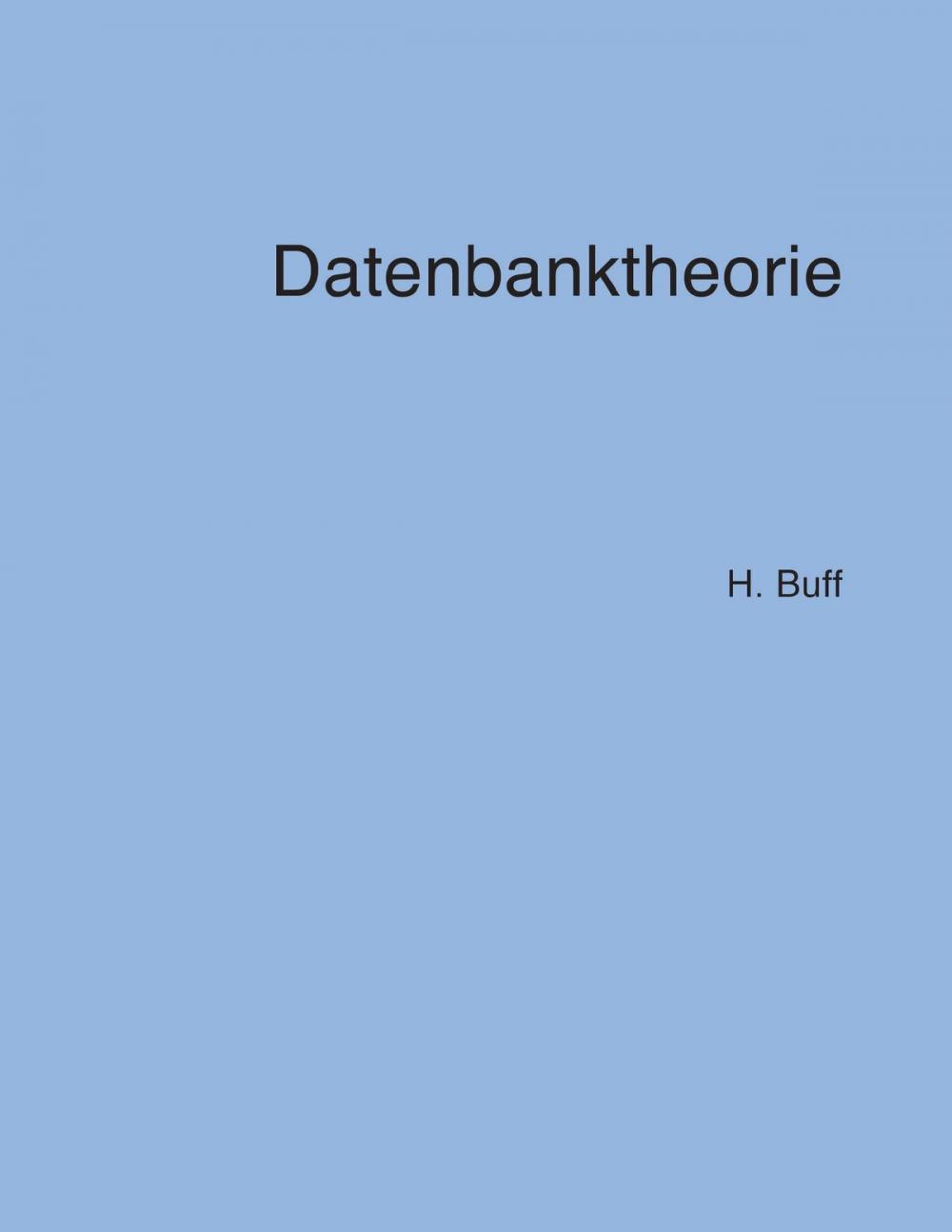 Big bigCover of Datenbanktheorie