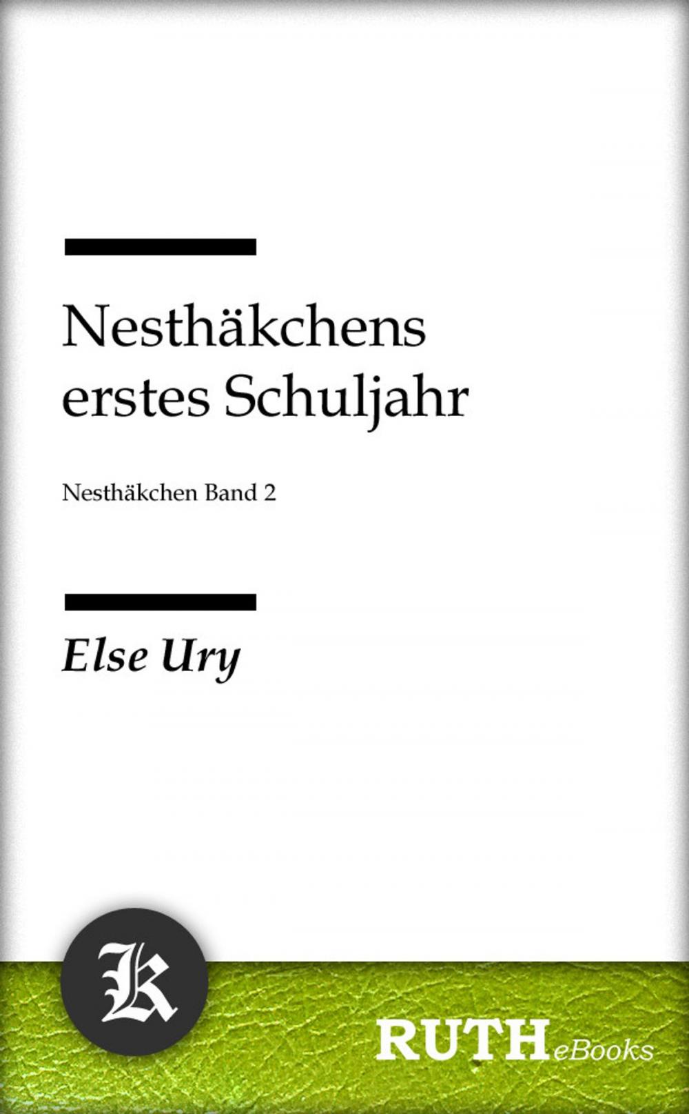 Big bigCover of Nesthäkchens erstes Schuljahr