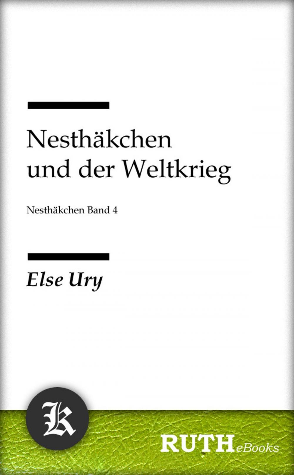 Big bigCover of Nesthäkchen und der Weltkrieg