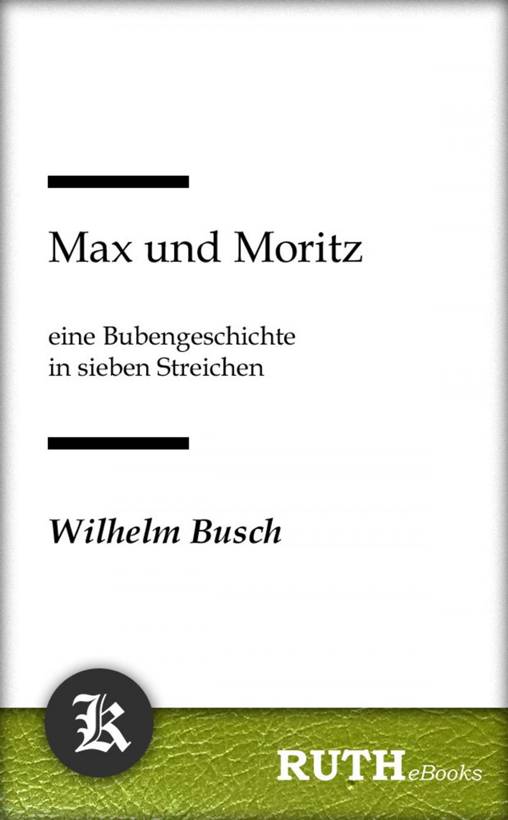 Big bigCover of Max und Moritz