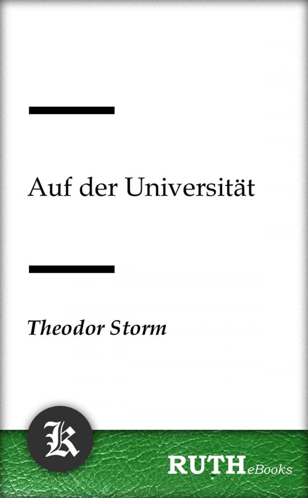 Big bigCover of Auf der Universität