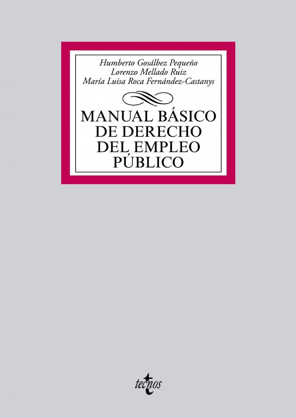 Big bigCover of Manual básico de Derecho del empleo público