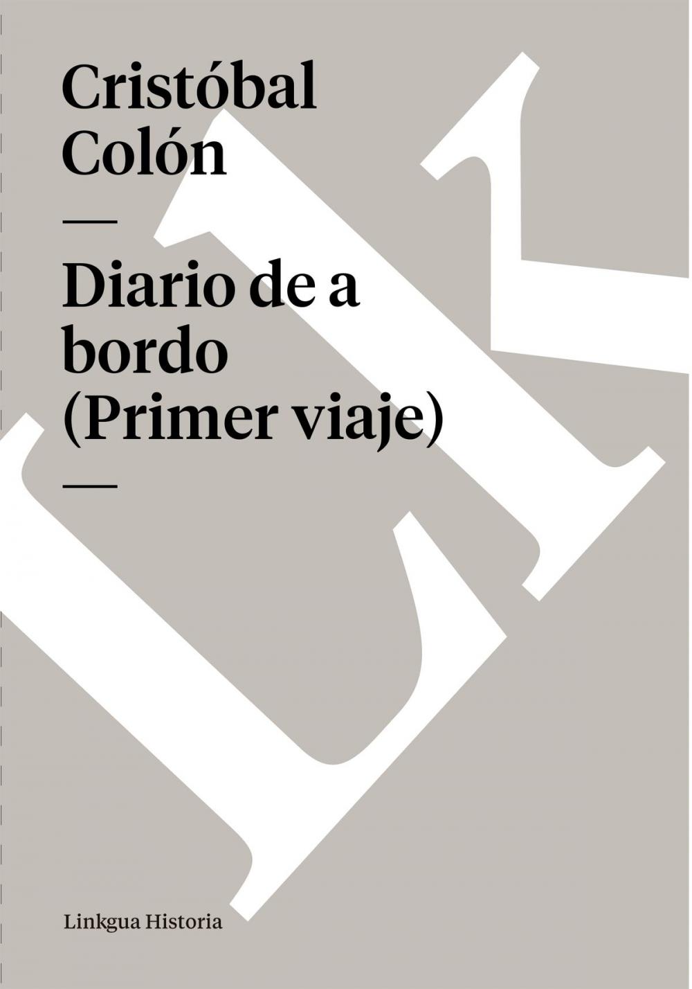 Big bigCover of Diario de a bordo (Primer viaje)