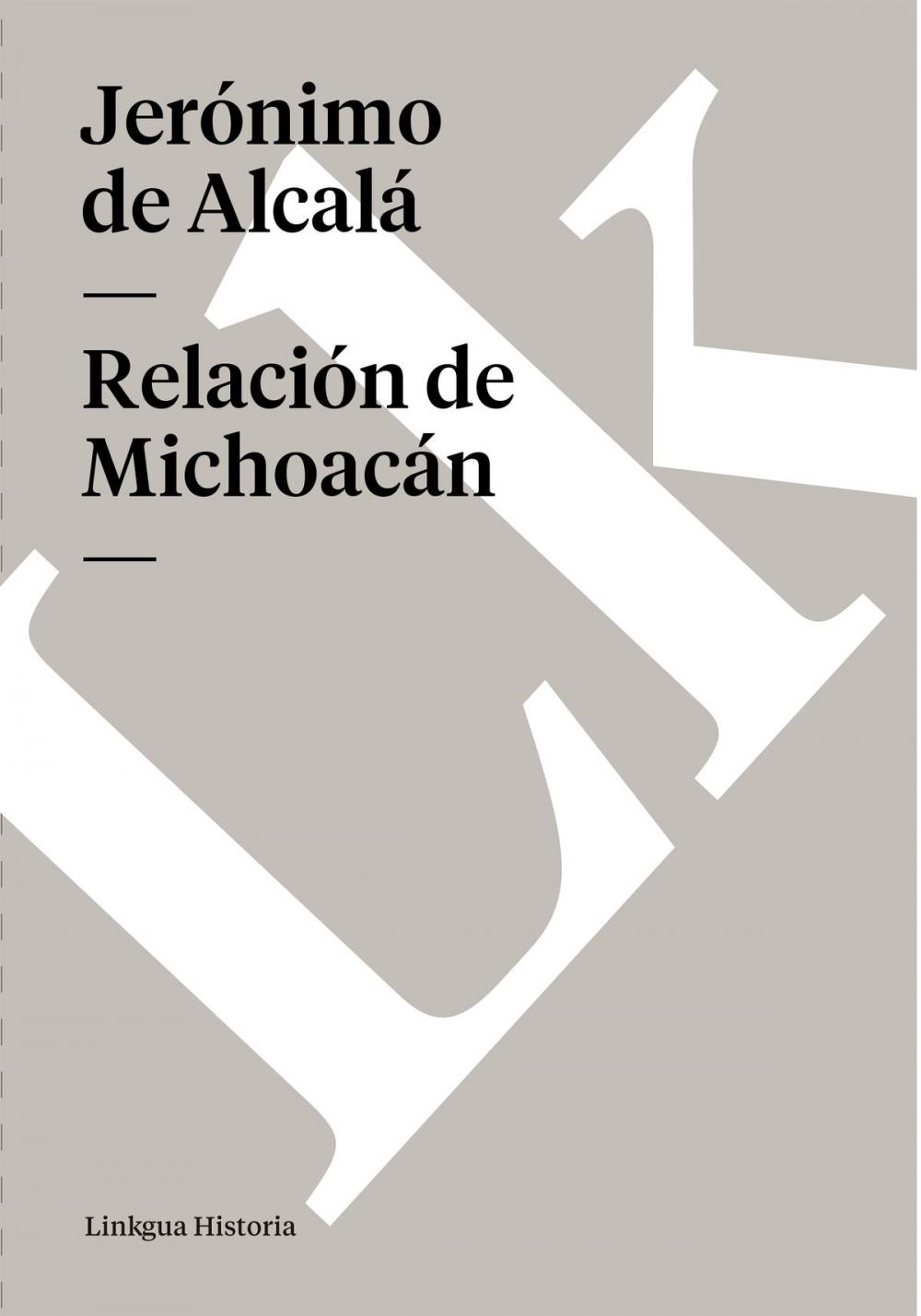 Big bigCover of Relación de Michoacán