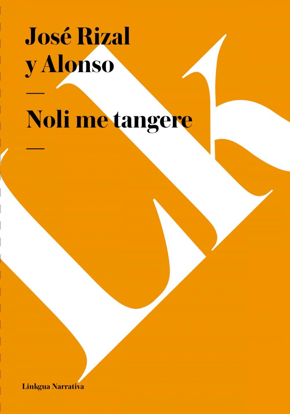 Big bigCover of Noli me tangere