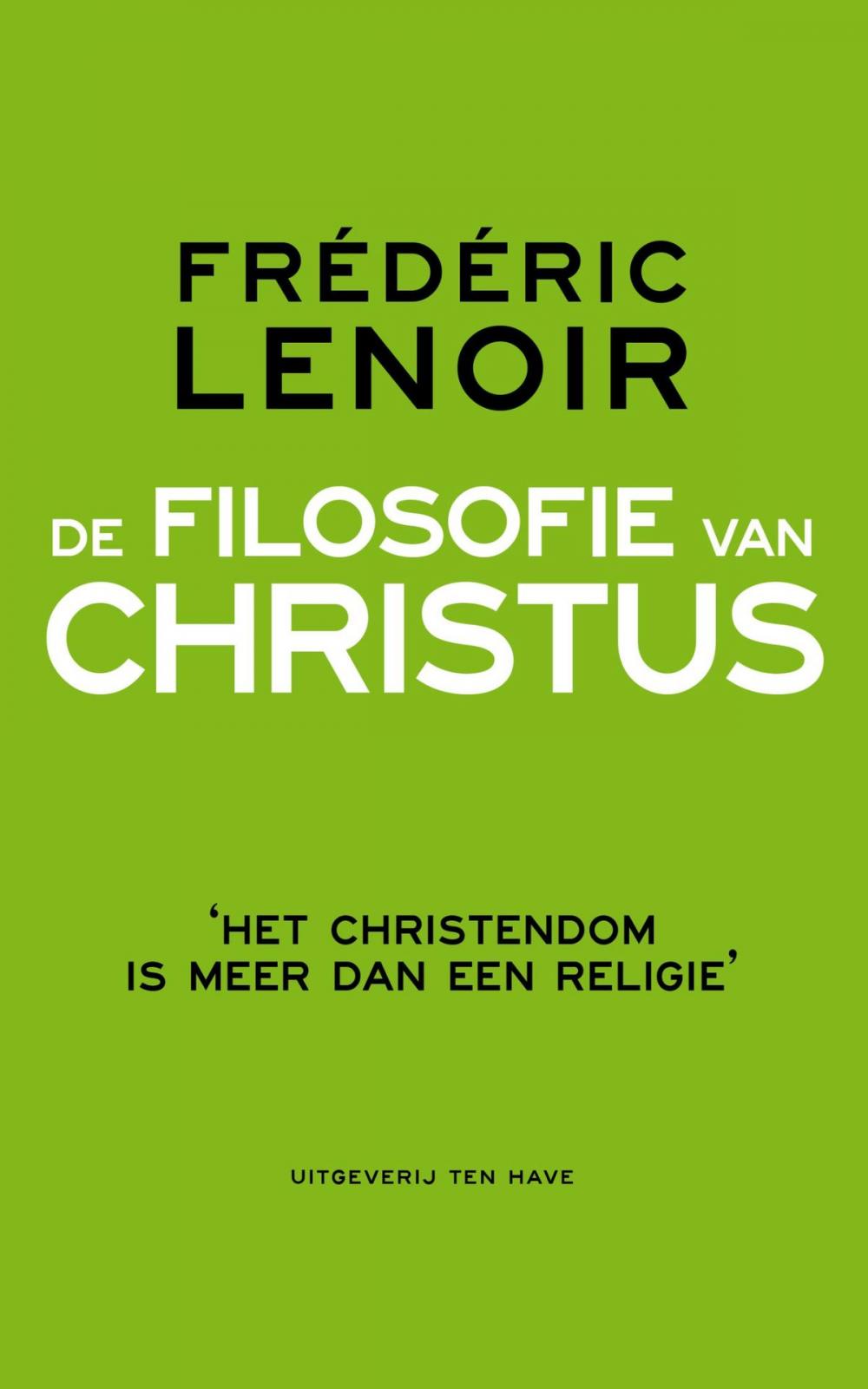 Big bigCover of De filosofie van Christus