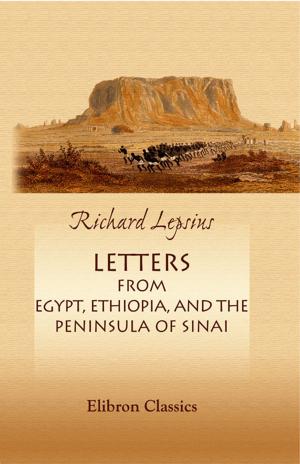 Cover of the book Letters from Egypt, Ethiopia, and the Peninsula of Sinai. by Bernard Jolivalt