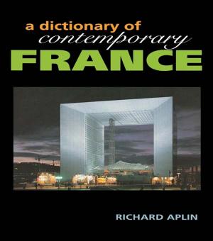 Cover of the book Dictionary of Contemporary France by John C. Eccles, Karl Popper