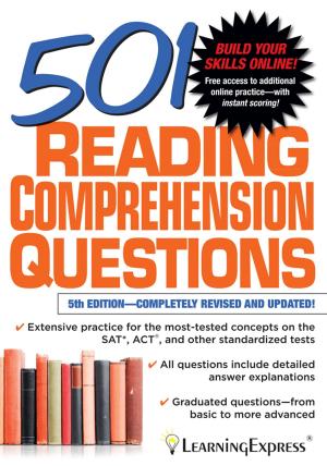 Cover of the book 501 Reading Comprehension Questions by Miriam Salpeter, Hannah Morgan