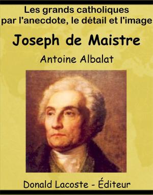 Book cover of Joseph de Maistre
