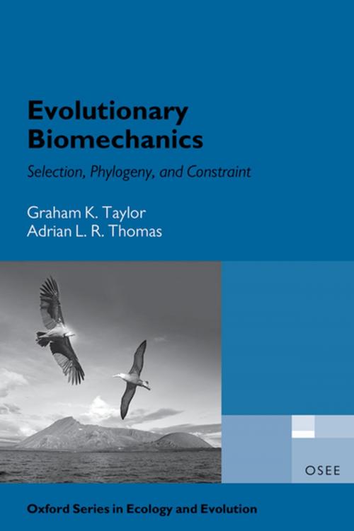 Cover of the book Evolutionary Biomechanics by Graham Taylor, Adrian Thomas, OUP Oxford