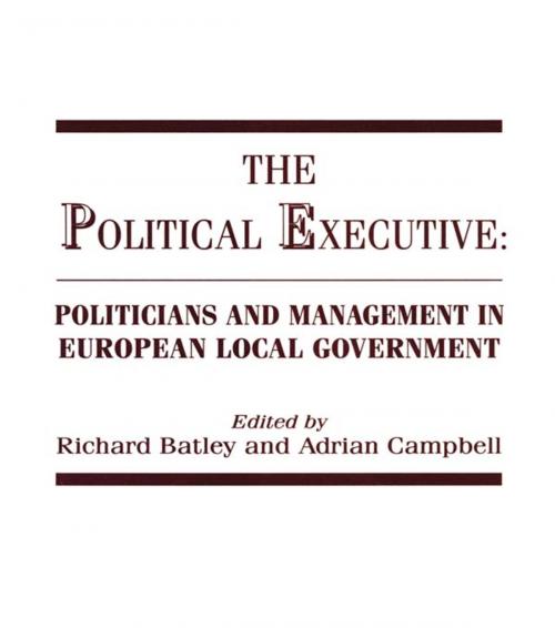 Cover of the book The Political Executive by , Taylor and Francis