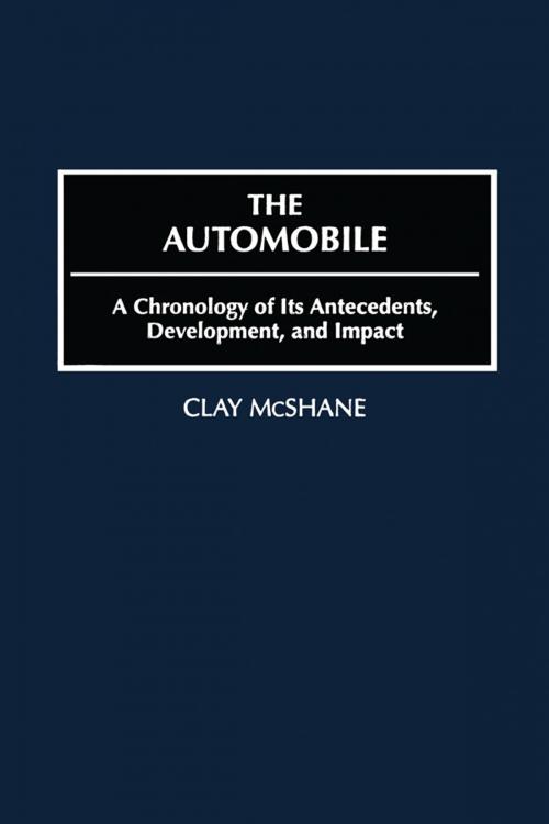 Cover of the book The Automobile by Clay McShane, CRC Press