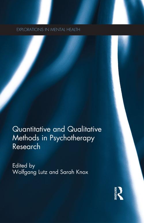 Cover of the book Quantitative and Qualitative Methods in Psychotherapy Research by , Taylor and Francis