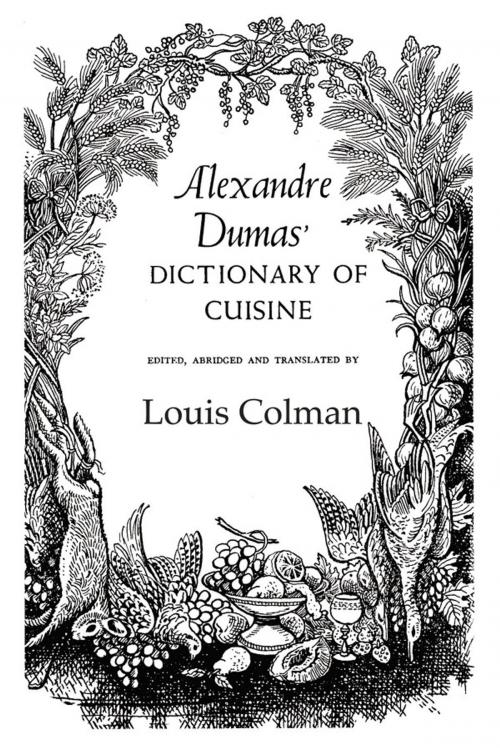 Cover of the book Alexander Dumas Dictionary Of Cuisine by Dumas, Taylor and Francis